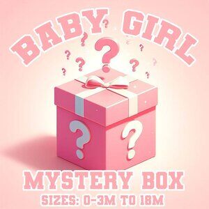 Mystery Box Baby Girl Bundle New Clothing Only Size 0-3M to 18M